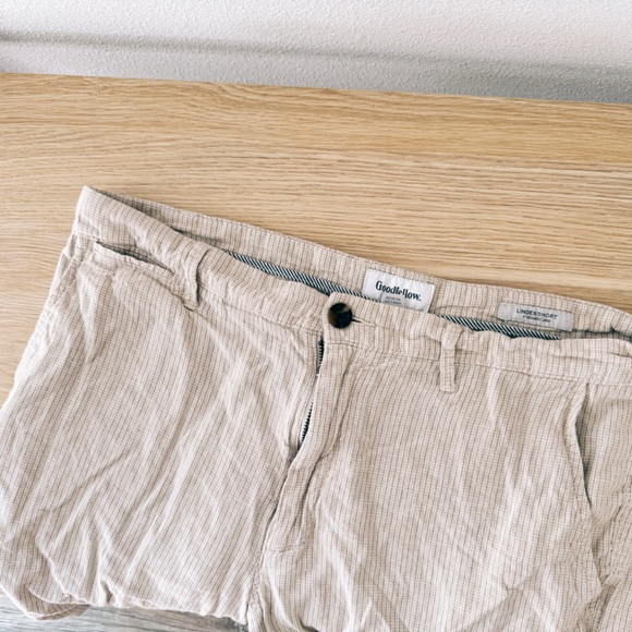 Tan goodfellow lightweight linen blend men’s shorts - Picture 6 of 8